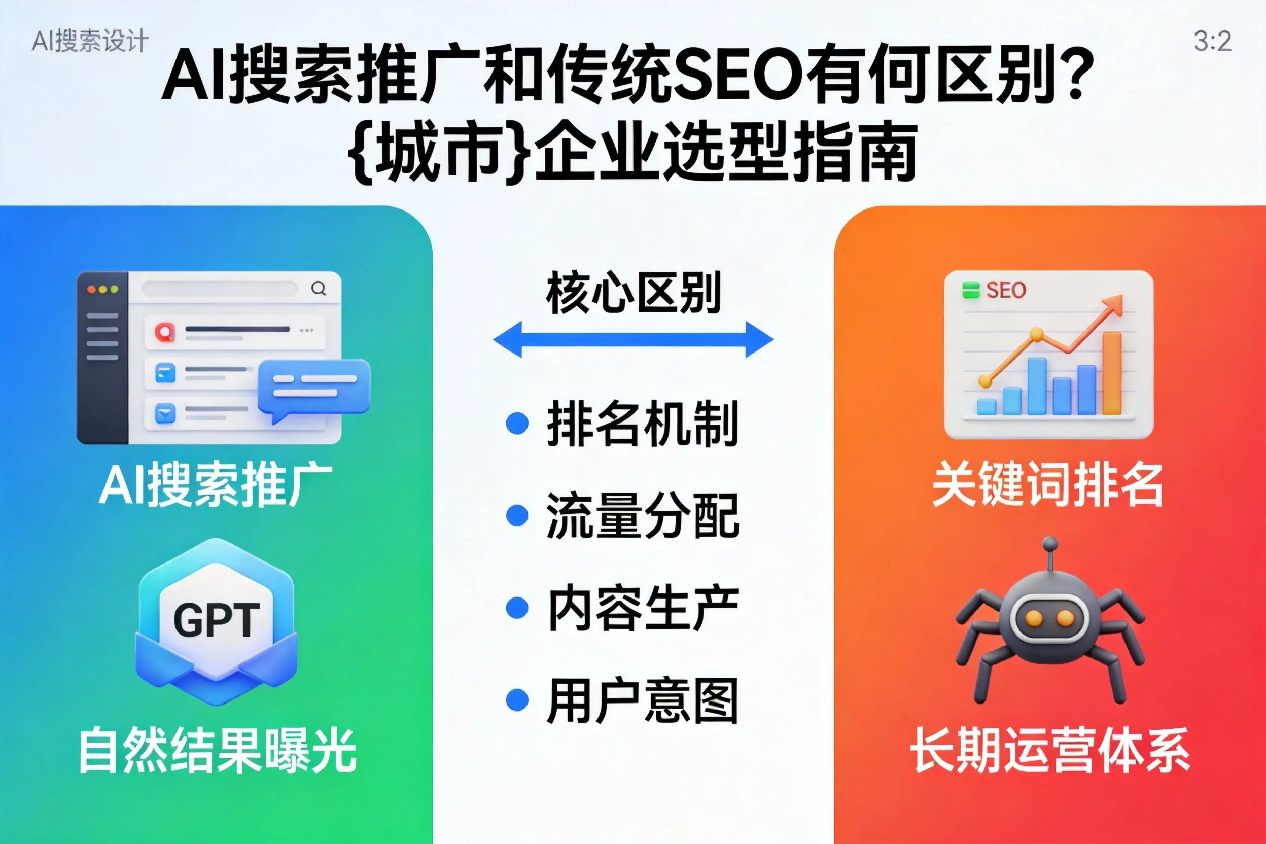 AI搜索推广和传统SEO有何区别？和田企业选型指南