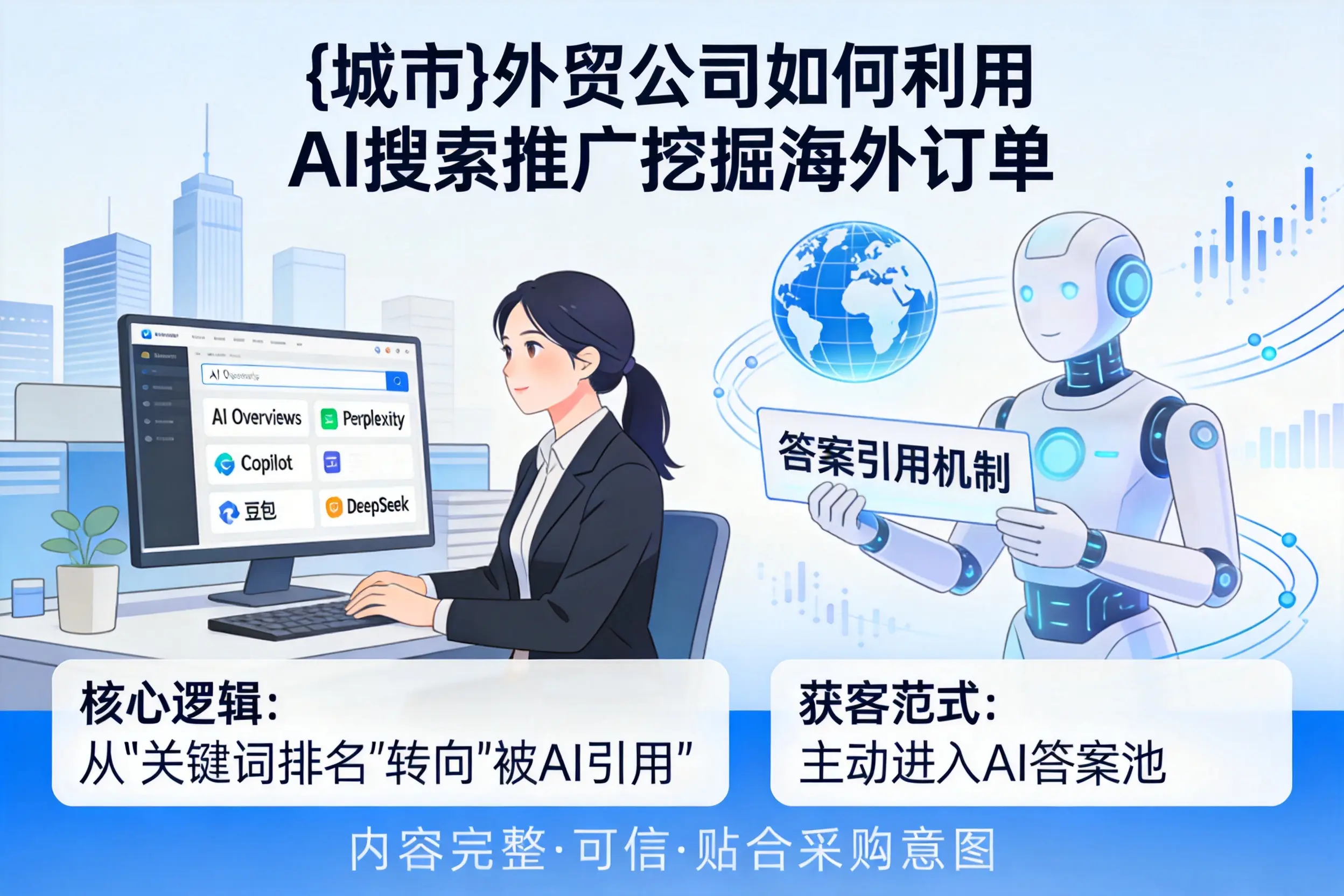 和田外贸公司如何利用AI搜索推广挖掘海外订单